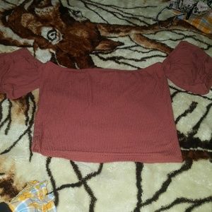 Off the Shoulder Crop Top